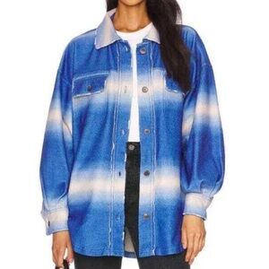 Free people ruby ombré stripe jacket